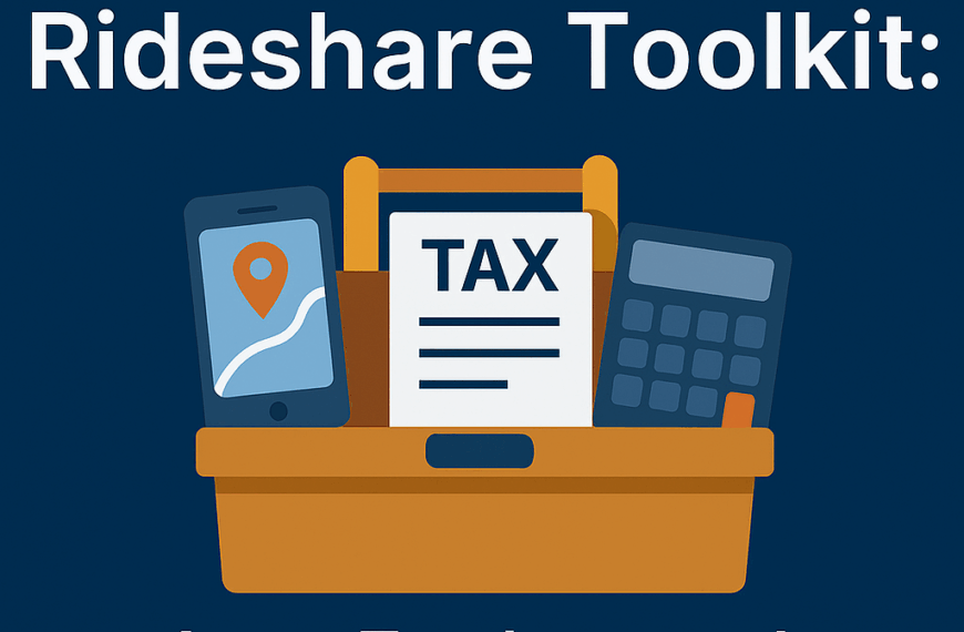 The Ultimate Rideshare Toolkit: Apps, Trackers, and Tax Tips for 2025